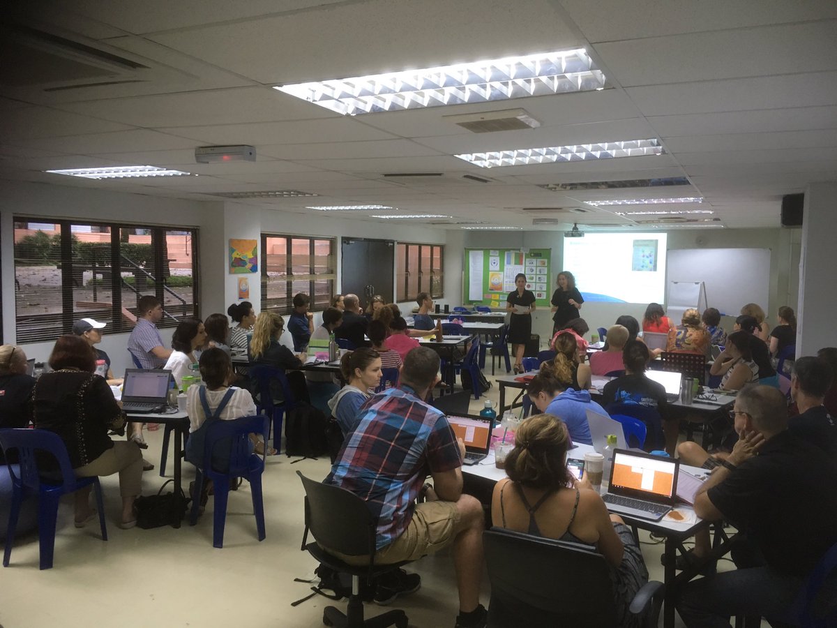 k5xr's tweet photo. Excited group of educators ready to Make the #PYP Happen at #MKISpride. https://t.co/dg1Qv9s7cx