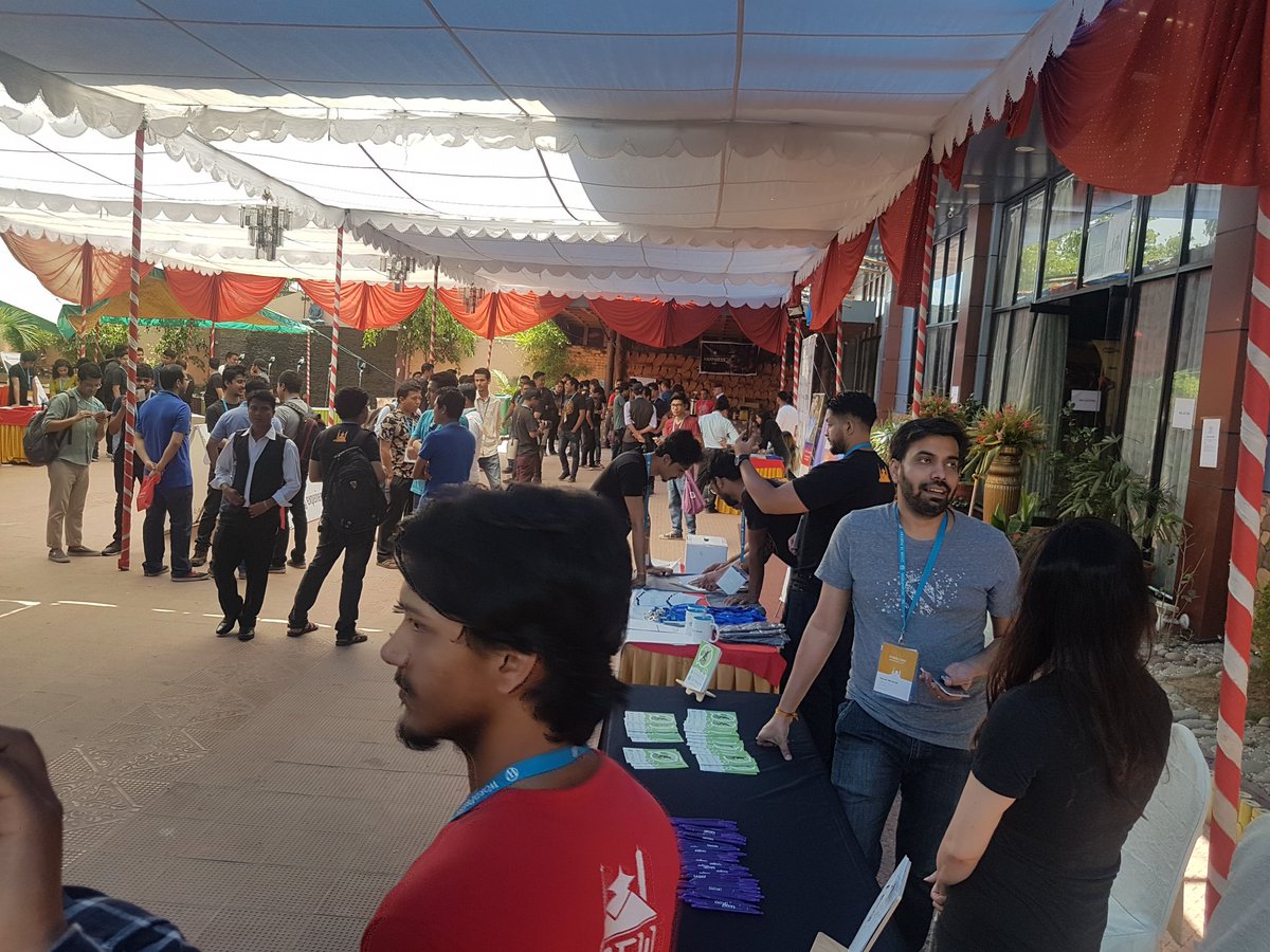 nepsure's tweet image. Networking and stall visiting #wcktm2017 #rigorousweb #rigorousthemes #codeablehq