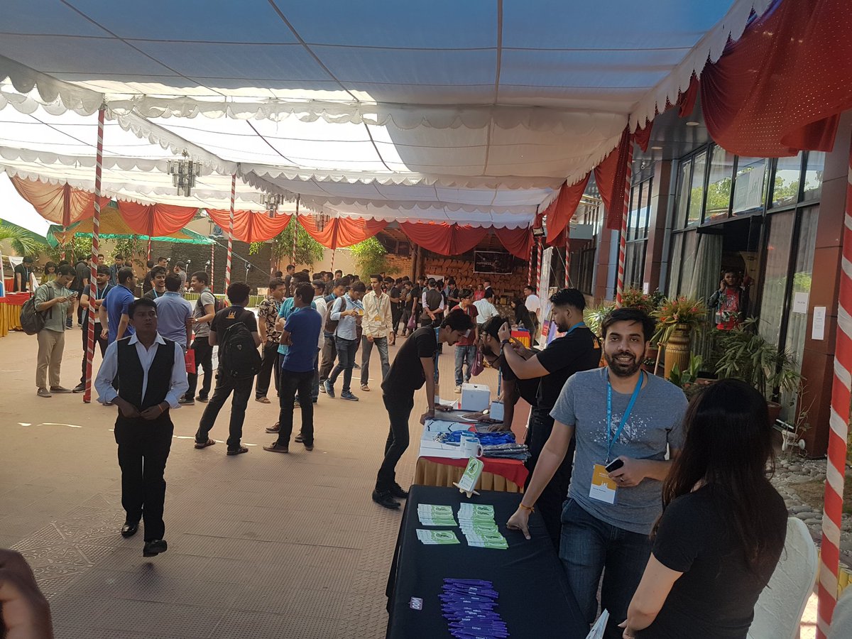 nepsure's tweet image. Networking and stall visiting #wcktm2017 #rigorousweb #rigorousthemes #codeablehq