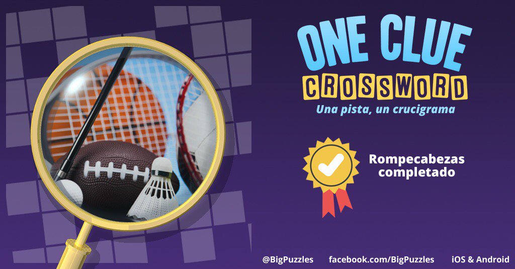 He completado un rompecabezas en One Clue Crossword.
onecluecrossword.com #OneClueCrossword