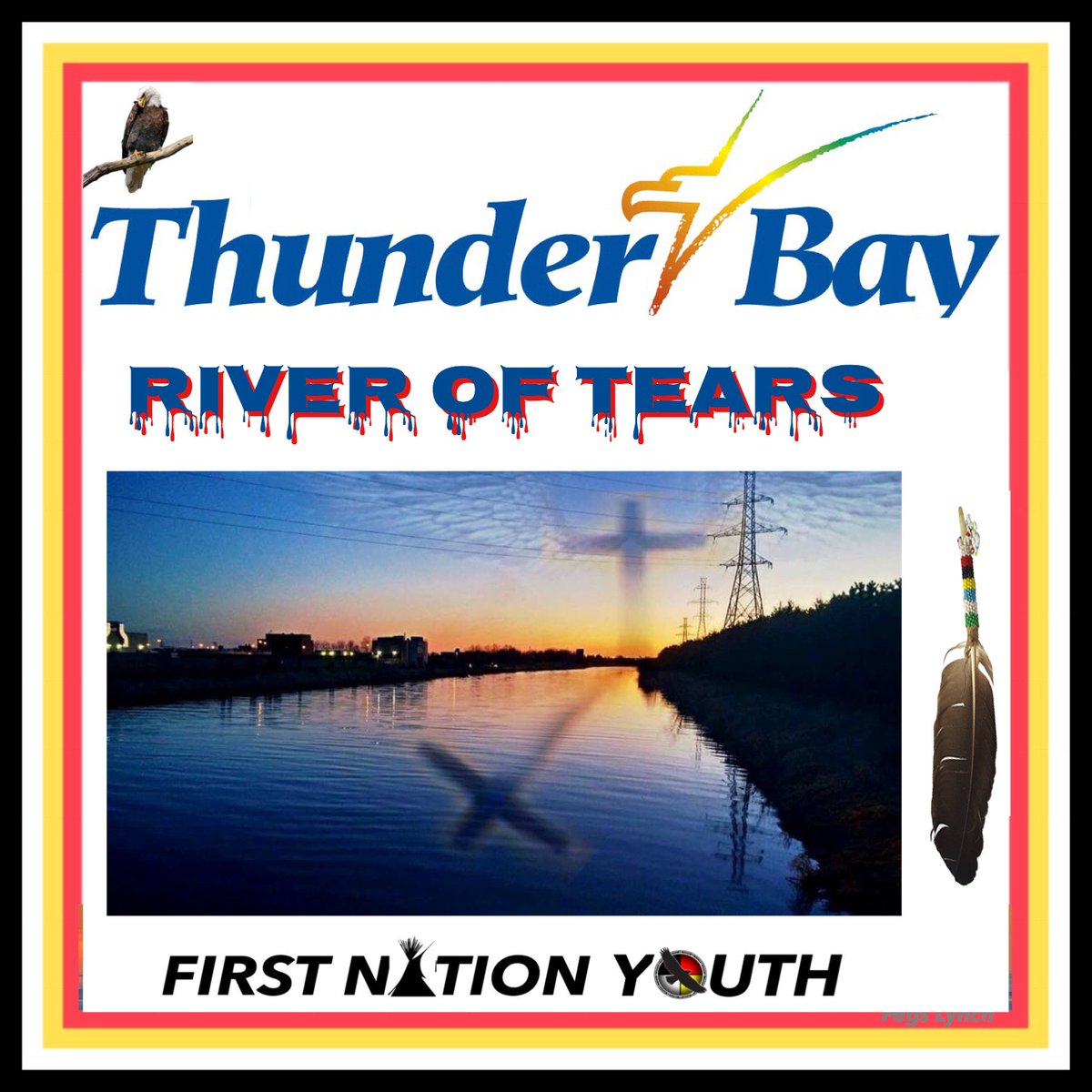 PegsLynch's tweet photo. #ThunderBay #RiverOfTears #FirstNationYouth #CANADA #CBC #TBT # 🦅#MMIFNY https://t.co/mTaqVsA9vA