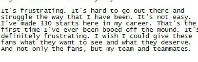 AJCassavell's tweet photo. Jered Weaver says he was booed off the mound for the first time in his career on Friday. https://t.co/3plrG8IHuU