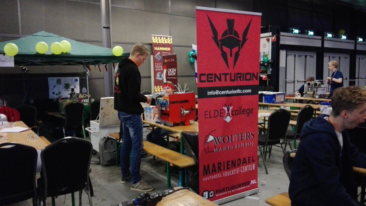 centurionftc's tweet photo. Day of the Dutch Open 💯 #FTC #ready #sponsors @STEAMup_eu @eldecollege https://t.co/MDnj6o7Rhc
