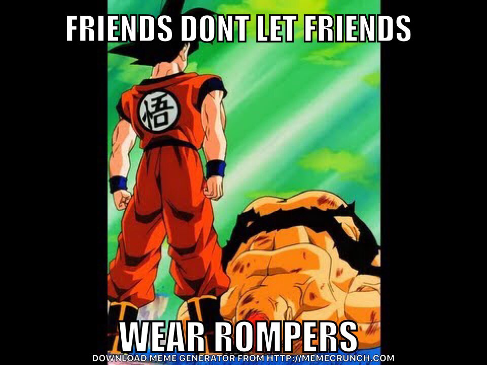 ECPnatecolon's tweet photo. #dragonballz #dbzmemes #RomperGate #romper #damnson https://t.co/ZdcwrrPhwo