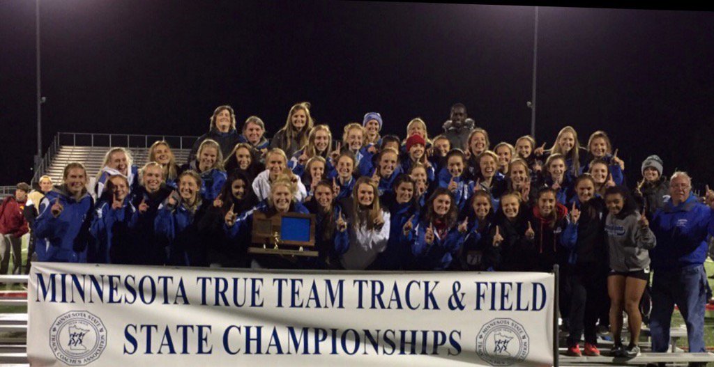 TonkaPrincipal's tweet photo. Congrats to Girls Track &amp; Field True Team State Champs!!! Go Skippers! Awesome work! https://t.co/XUSsU2DbZK