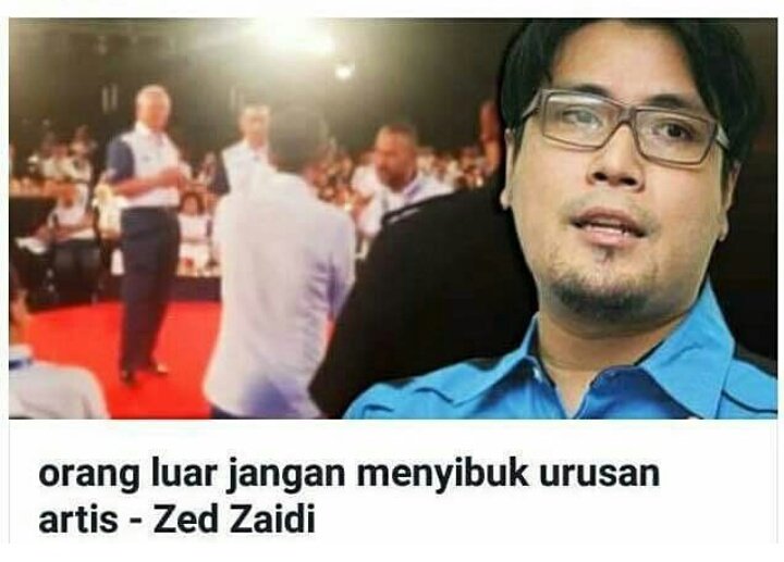 SultanMelaka_'s tweet photo. Zed Zaidi ni artis ke? Ha ha ha https://t.co/e97ysoMiqh