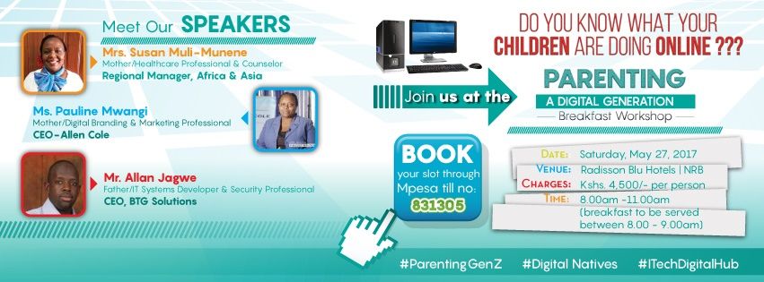 iWorkProgram's tweet photo. Join us at the 'ParentingGenX' breakfast workshop. Lets get equipped on how to effectively parent children that seem to know more we do. https://t.co/nTAoKAO7tu