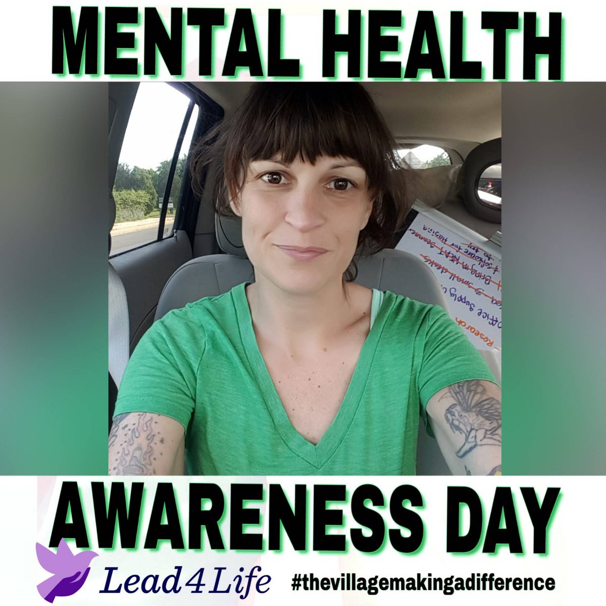 Lead4lifeI's tweet photo. Supporting #lead4lifeinc Mental Health Awareness Day #MHAMD #FCMHA #SAMHSA #endstigma #MentalHealthAwarenessMonth #L4LMHAD2017 https://t.co/uouoHDPuyt