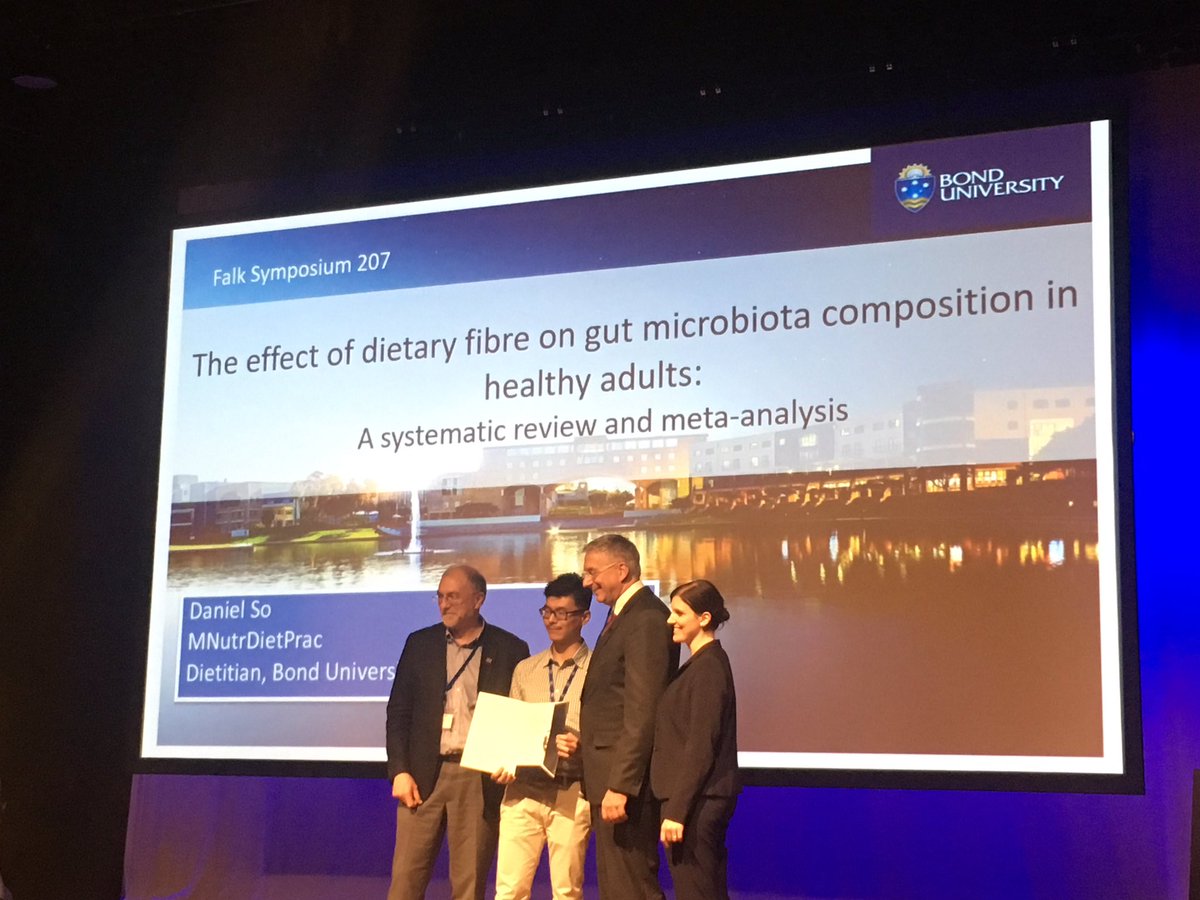 katrinalouAPD's tweet photo. Effect fibre on microbiota. Award winner congrats Dan So MNDP grad #BondDietetics #falkfoundation @hmstaudacher @ProfWhelan @TheGutHealthDoc https://t.co/nKlEur8xsb