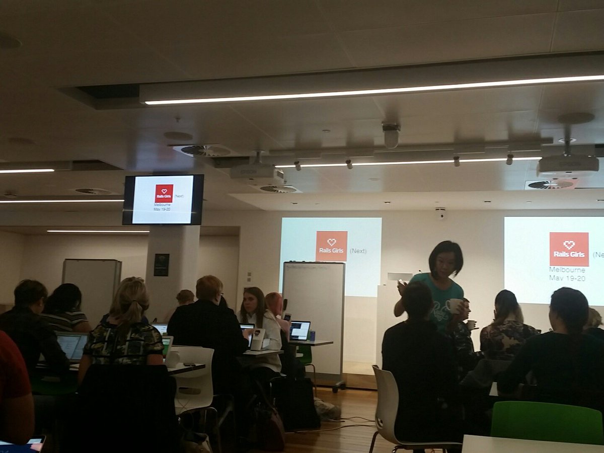 NicoleARenner's tweet photo. Learning Ruby On Rails #railsgirls #ruby #development https://t.co/9SSWVHk0vV