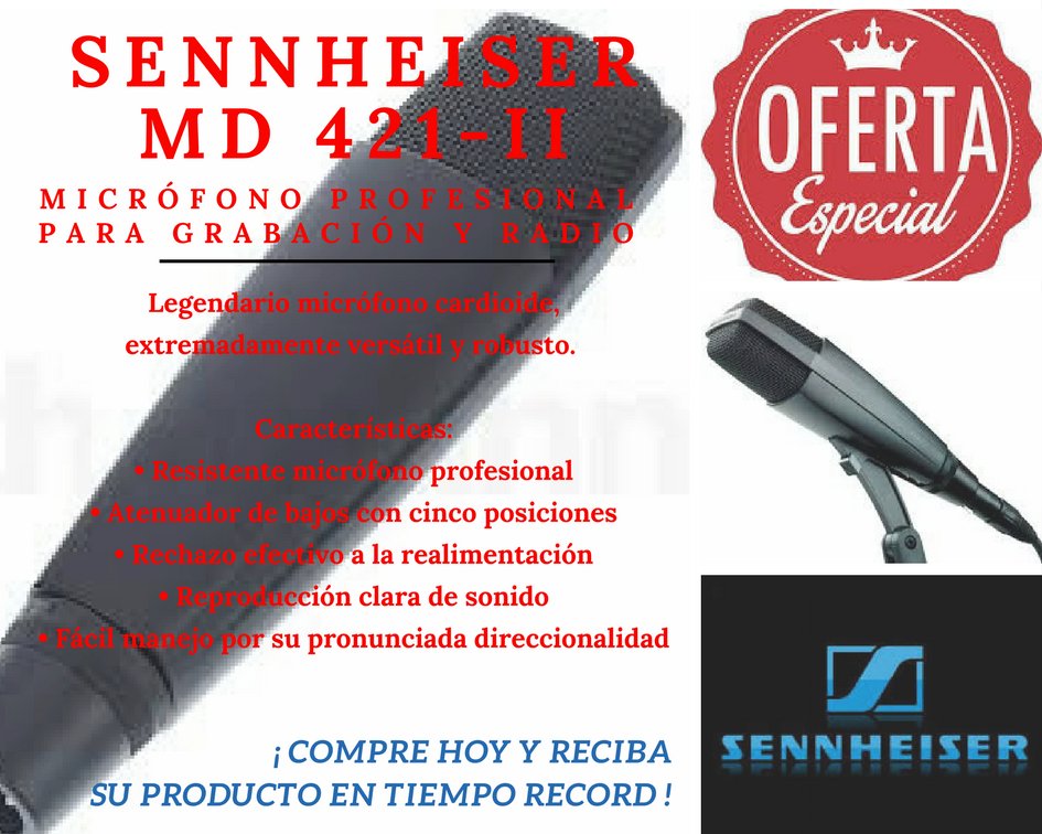 mipaginaglobal's tweet photo. Micrófono MD 421-II. Usado en perfecto estado. 04241368566 #MercadoLibreVenezuela #LocutoresDeVenezuela #RadiosdeVenezuela  #ventasccs  #ccs https://t.co/bFwTNcaZlG