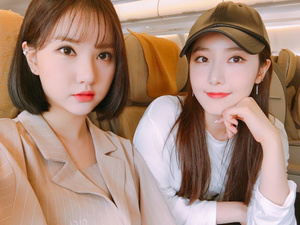 GFRDofficial's tweet photo. #여자친구 #GFRIEND #은하 #신비 #은비라인 #은비즈 조심히 다녀올게요👋🏻💕 https://t.co/YTGxTj075p