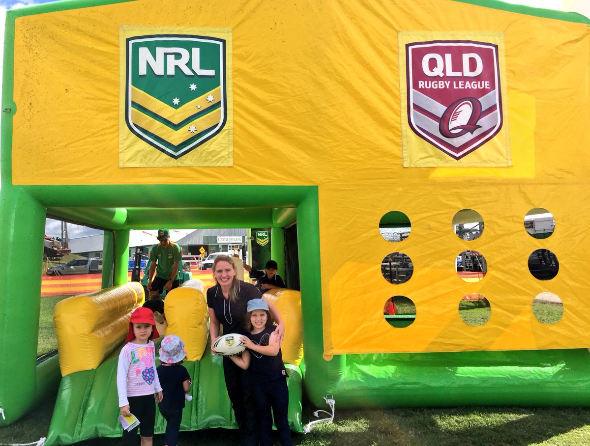 Lots of fun at the <a href="/NRL/">NRL</a> stand at the Ipswich Show <a href="/PaulPisasale/">Paul Pisasale</a> <a href="/Todd_Greenberg/">Todd Greenberg</a> #qlder #queenslander