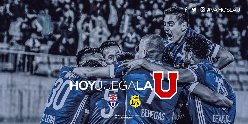 udechile's tweet photo. Estar en estas instancias es un premio a su esfuerzo, entrega y amor por esta camiseta. Vamos por ese triunfo equipo 👊 #VamosLaU 🤘 https://t.co/uMMGHdUTWl