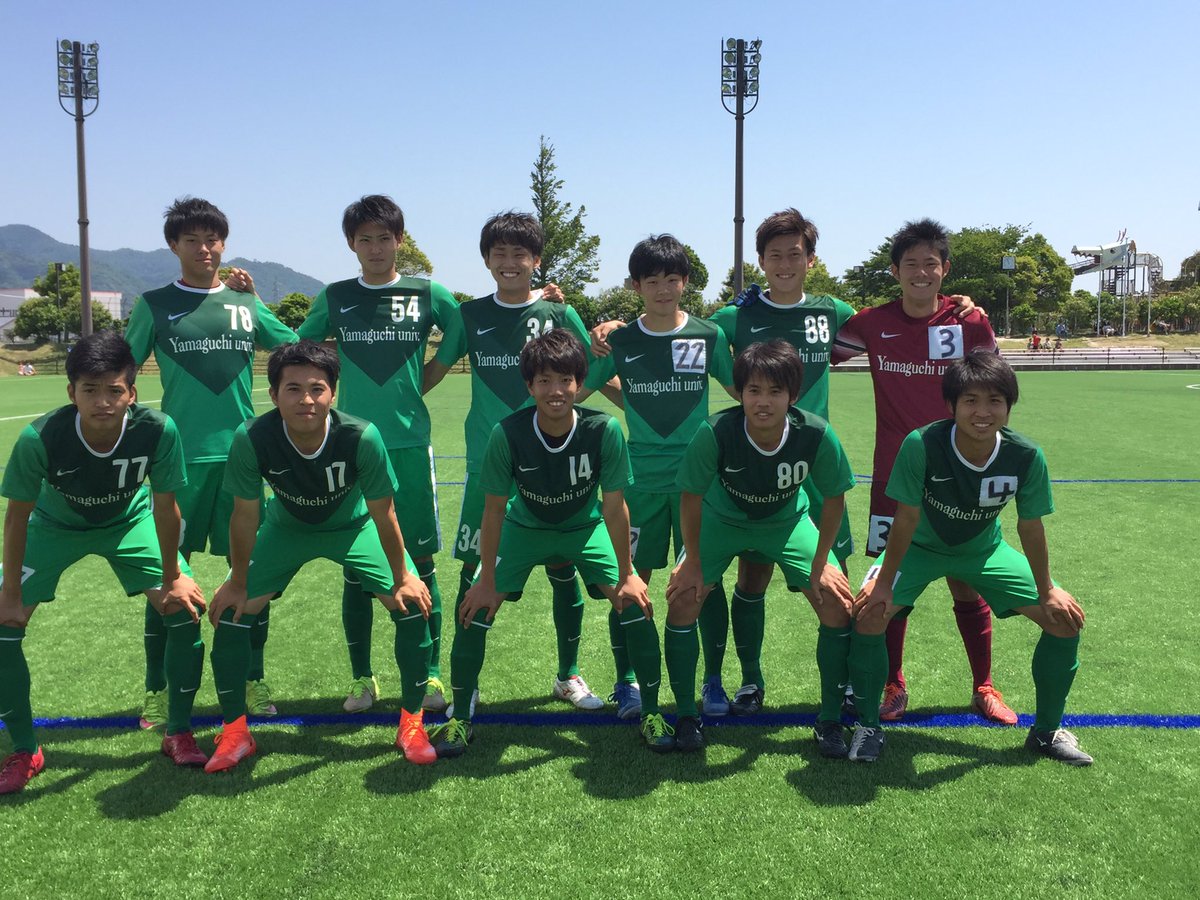 山口大学サッカー部 Twitter પર 試合結果 中国大学サッカー選手権 兼 総理大臣杯予選大会 Vs福山平成大学 会場 島根県出雲健康公園多目的広場 前半 2 0 後半 4 0 合計 6 0 得点者 14山手 3 78大田 29小橋 2