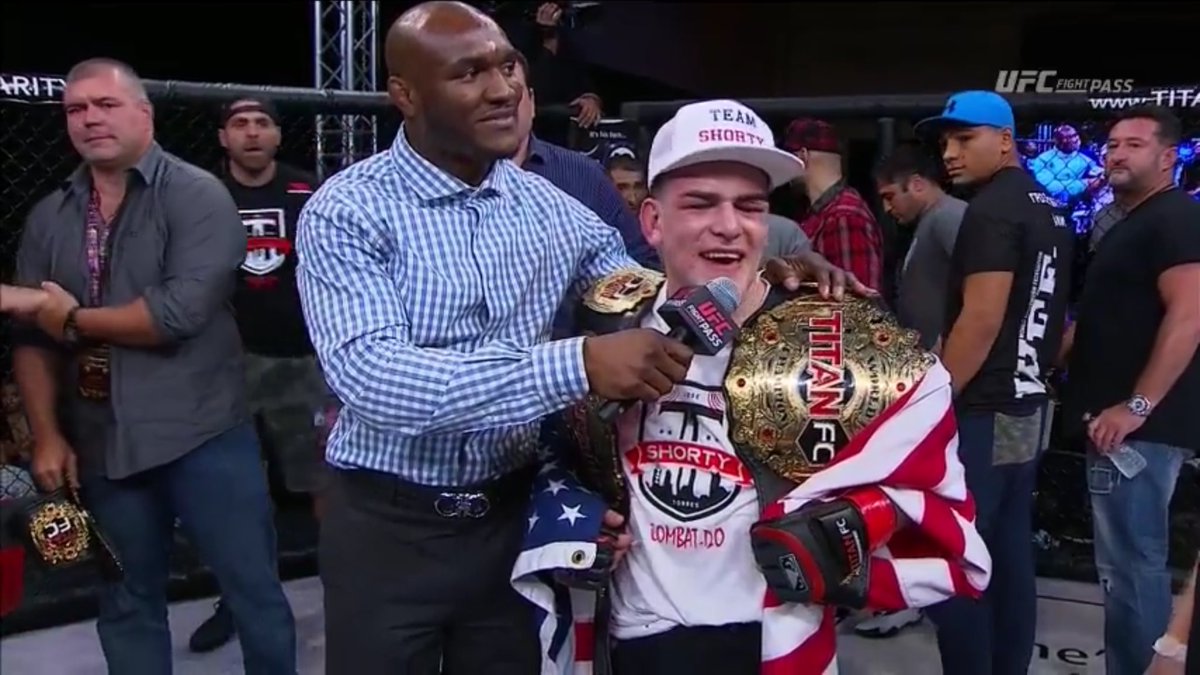 chicagosmma's tweet photo. Congrats to @ShortyTorres125 -- new bantamweight champ for @TitanFighting! #andNEW #combatdo https://t.co/5OcjgUyfYK