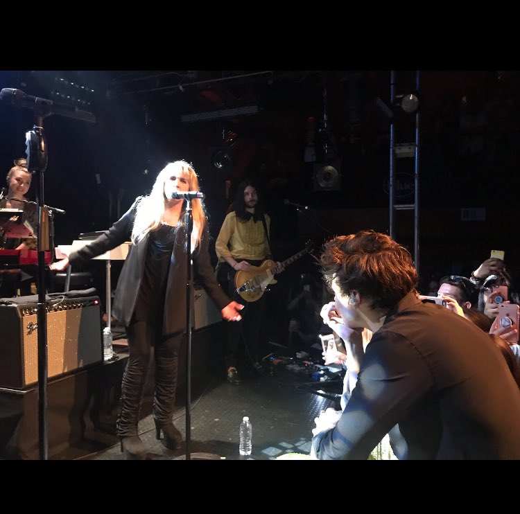 Mood: Harry Styles sitting in the audience of his own concert to listen to Stevie Nicks