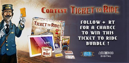 TwinSailsInt's tweet photo. #CONTEST - FOLLOW + RT to win a Tablet + Ticket to Ride US + USA1910 expansion + the #TicketToRide app! https://t.co/2D1SGgmVfH