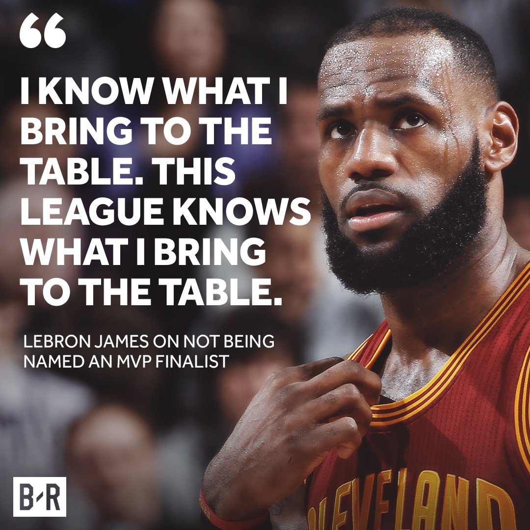 BleacherReport's tweet image. LeBron is not fazed.