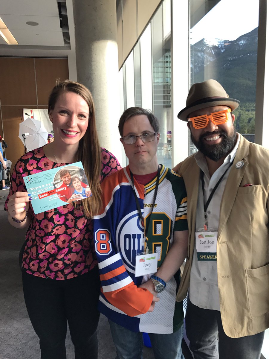 Grateful to meet the legendary #joeymoss <a href="/CdnDownSyndrome/">Canadian Down Syndrome Society</a> #CDSSConf #seetheability <a href="/qicreativeinc/">Qi Creative</a> <a href="/EdmontonOilers/">Edmonton Oilers</a> <a href="/EdmontonEsks/">no name</a>