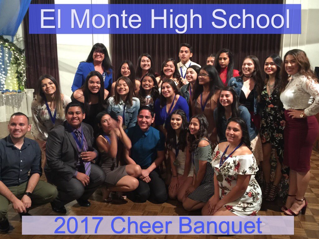 ElMonteLions's tweet photo. A perfect way to end today, celebrating with our cheer team. Thank you for EVERYTHING, love you. #OneSchoolOneTeam #1since1901 https://t.co/AQTIwWIFRS