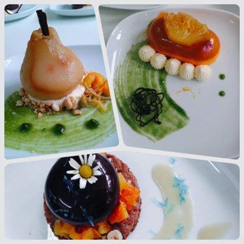 rbhyta's tweet photo. Pear Crumble Tower, Bombcake Ganache & Orange-Blood Eclairs #De_Metro_Bakery #VVIP_CLASSY @Chef_FabianLana https://t.co/Cvx9mHVIdv