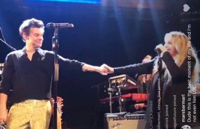 #New | Harry and Stevie Nicks tonight.