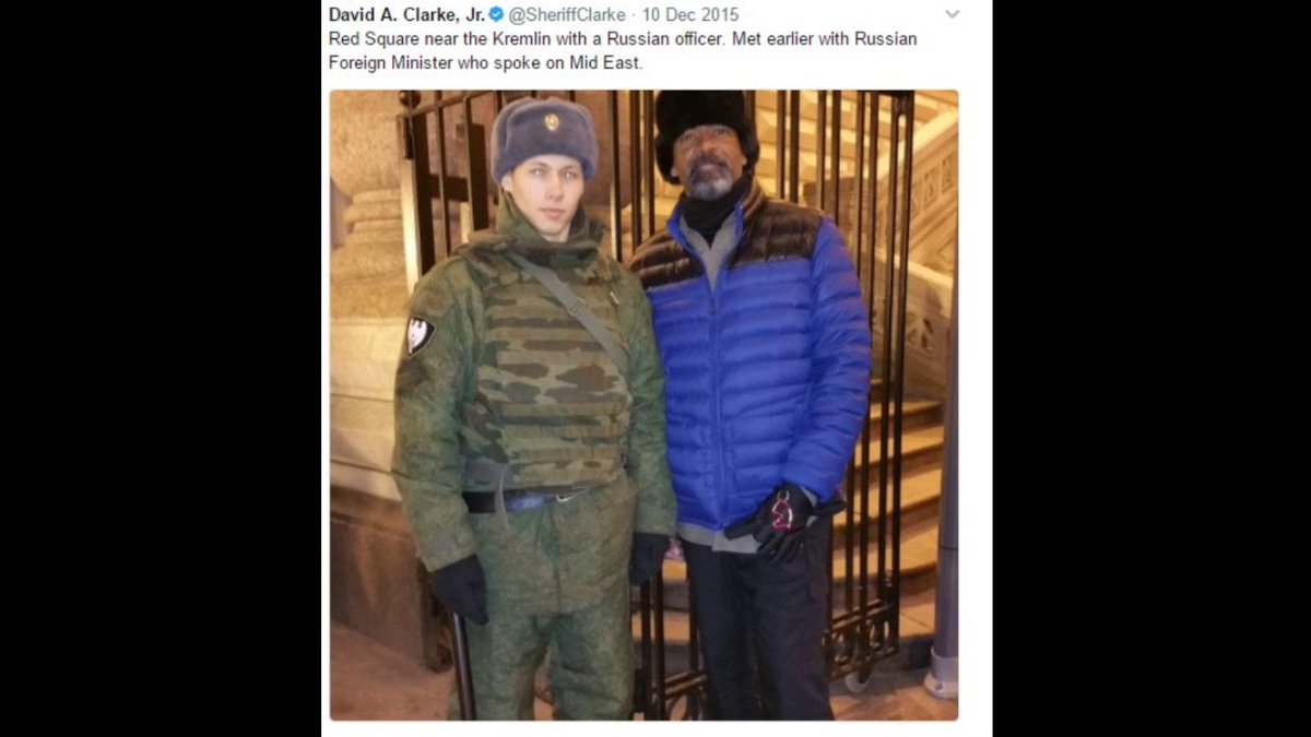 MBT_2014's tweet photo. @ShaunKing @SheriffClarke That's also him when he accompanied Gen. Michael Flynn in his trip to Russia. Both were divulging US secrets for cash!

@SheriffClarke @VP https://t.co/220xtpvDC6