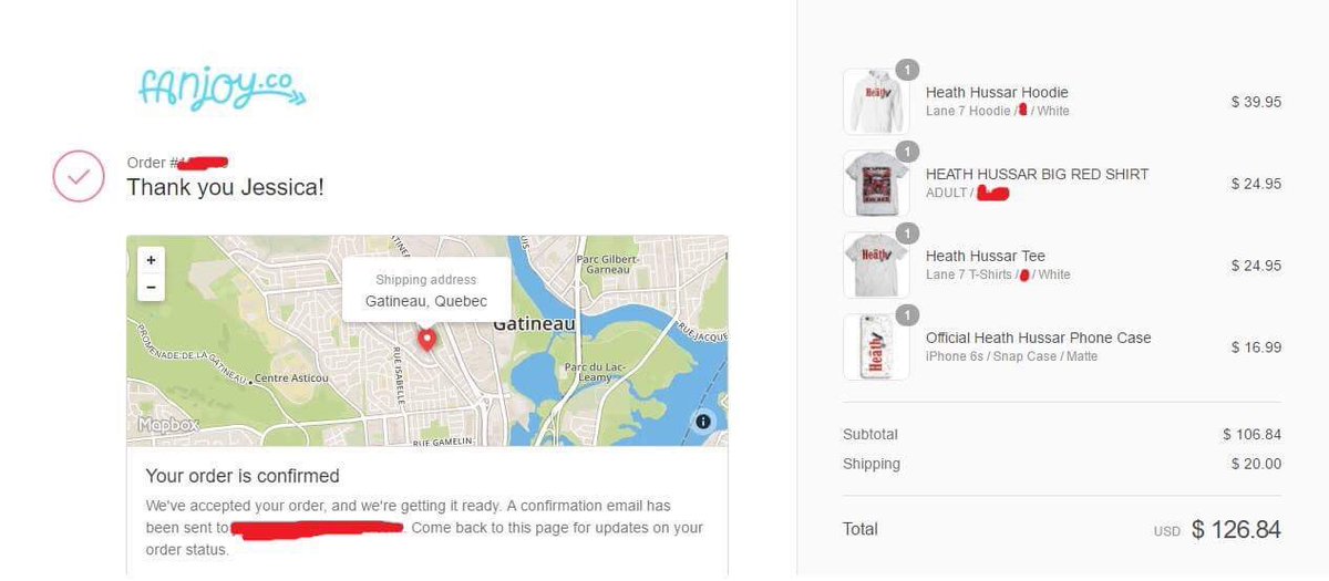 AmikX15's tweet photo. @HeathHussar last night i just wanted to buy " big red " shirt but i was so tired that i just bought everything lol #JusticeforBigRed https://t.co/SHeGFIAcfU
