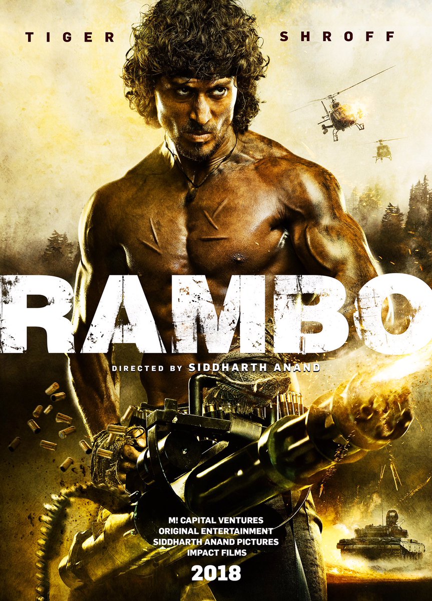 Rambo First Poster starring Tiger Shroff