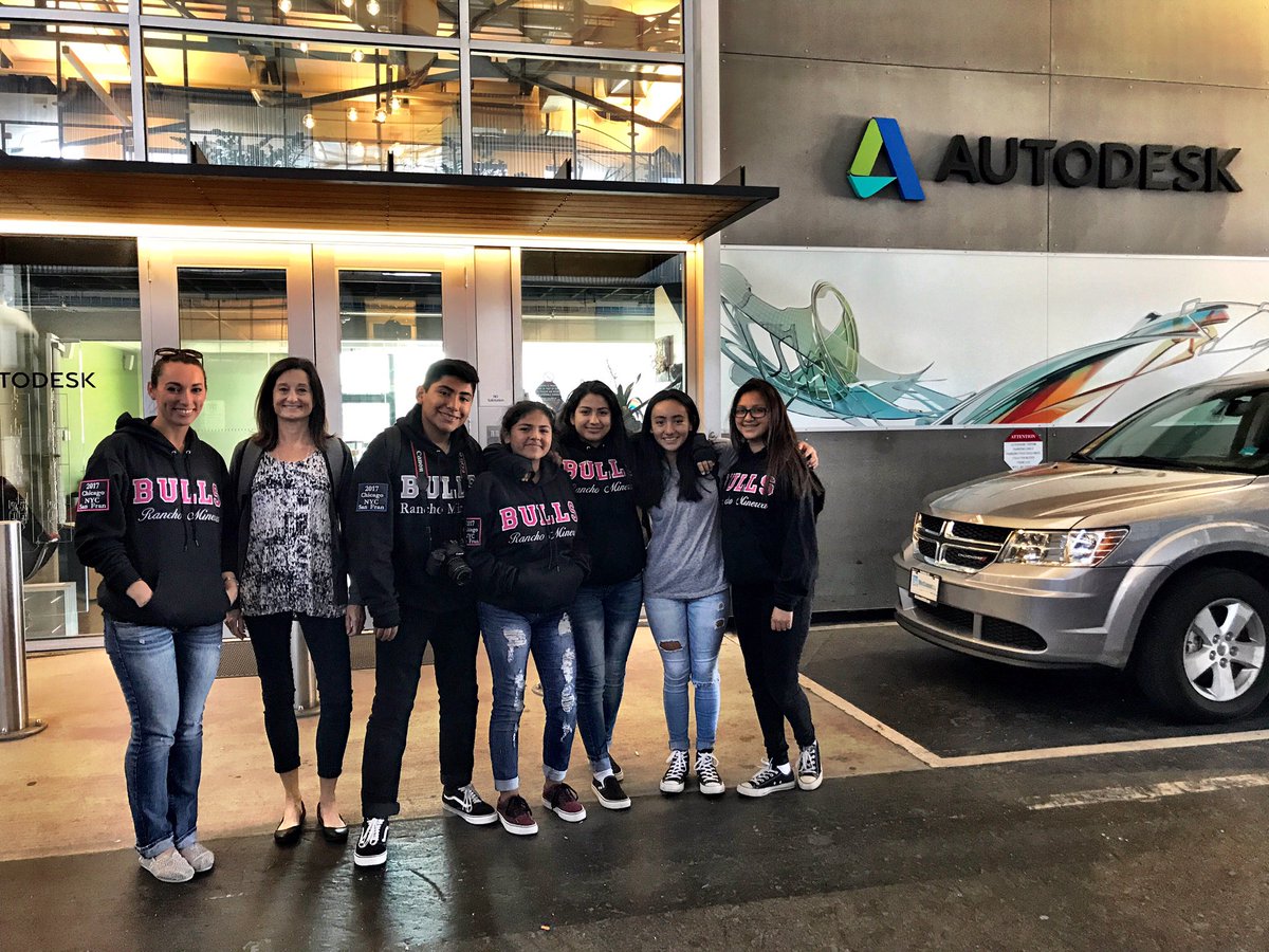 BethDuncan's tweet image. Epic time at @autodesk in #SanFrancisco today! Thank you @DigitalPromise #FilmMAKERChallenge @RanchoMinerva #wave