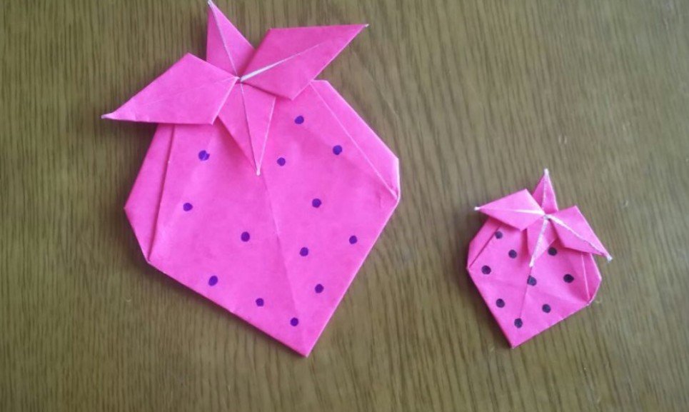 子供が喜ぶ折り紙 V Twitter 折り紙でかわいいいちごを作りました 作り方はこちらで紹介してます T Co R6w0mgk5w2 T Co Kv72asj1df