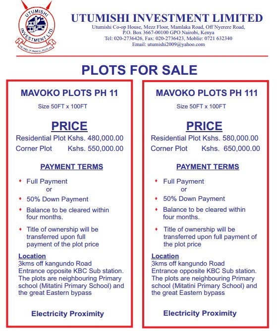 Few plots left so don't be left out....