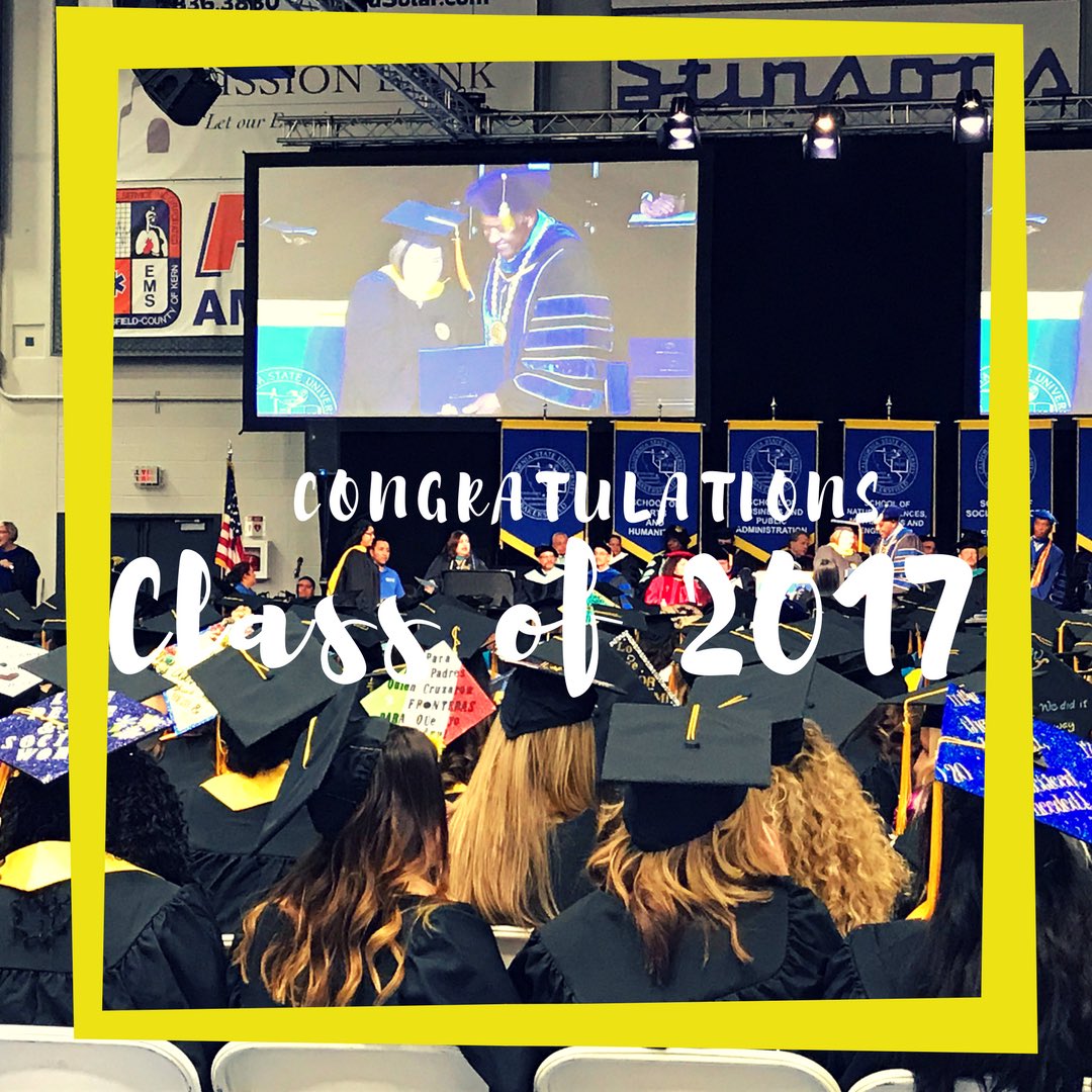 CSUBakersfield's tweet photo. Congrats to all #CSUB Grads!! Thank you everyone that made all ceremonies possible! You did it Class of 2017!! #CSUBGH2017 #CSUB2017 ππππΌπ― https://t.co/ERuCQoneBo