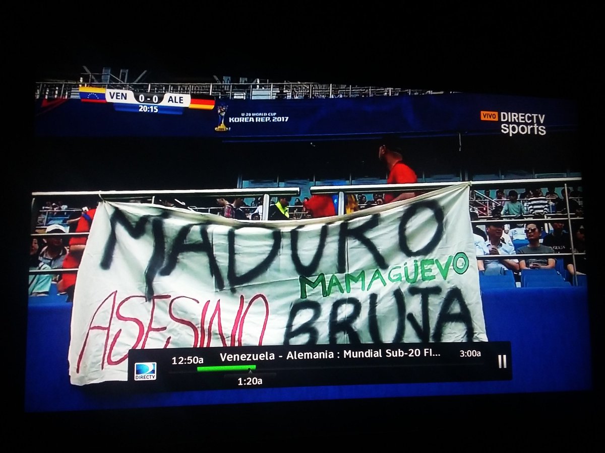 Milgreddy's tweet photo. Y desde Korea. #MaduroAsesino #MundialSub20 https://t.co/Cd7UNcE1is