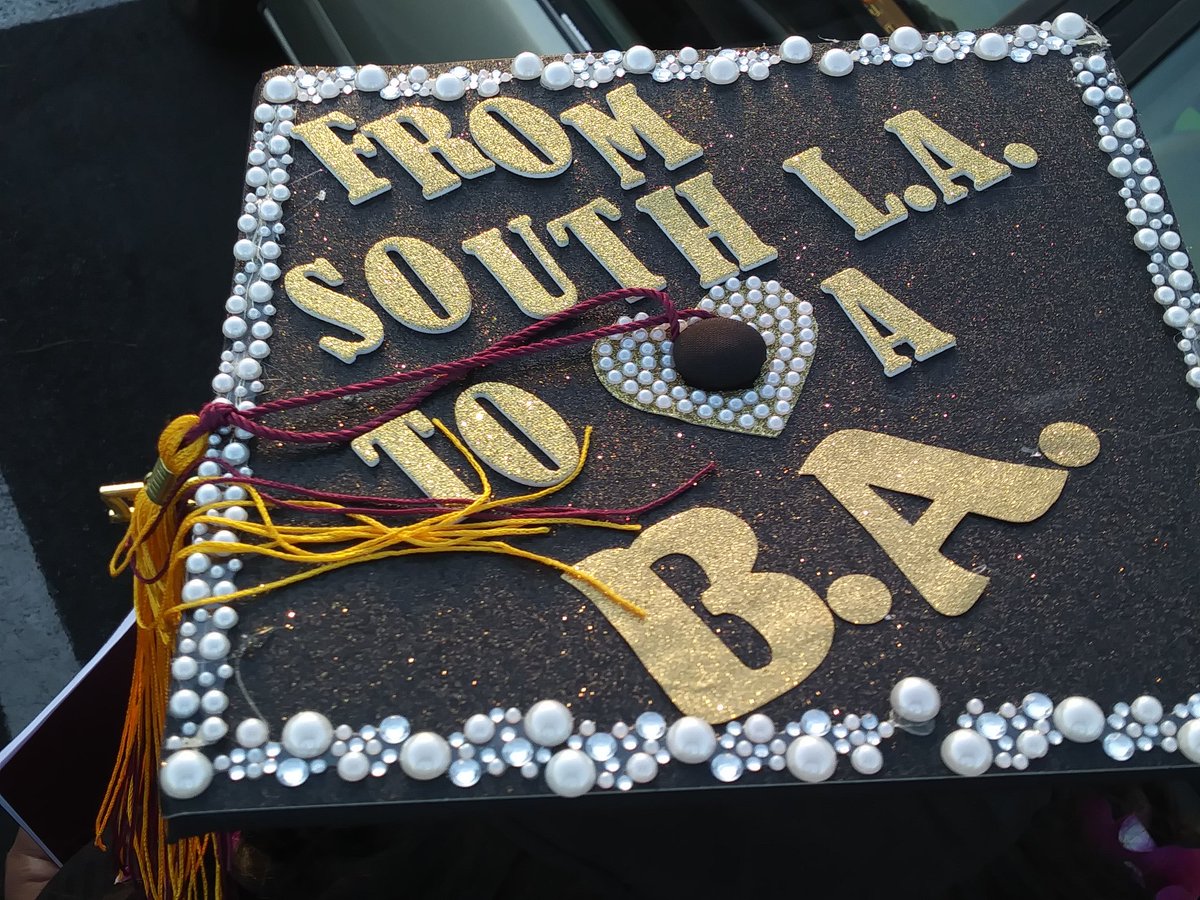 Tyler_Jarae's tweet photo. No Longer an Hidden Figure
#SouthLA
#CSUDHGRAD17
#GoToros
#BlackGirlMagic https://t.co/mYLdwT3njK