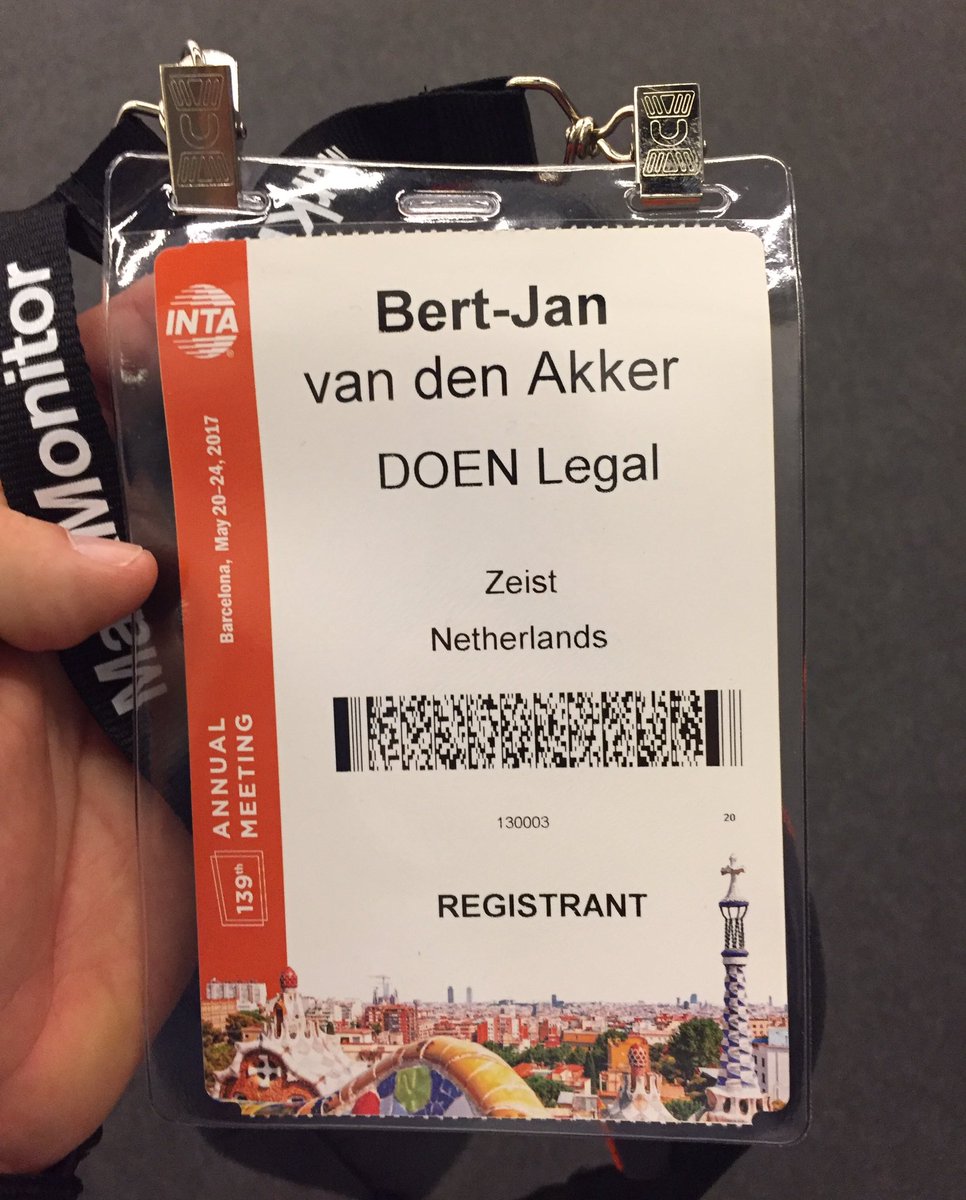 BertJanvdAkker's tweet photo. Let's DO(EN) it!!! #inta17 #Barcelona #leukedingenDOEN @DOENLegal https://t.co/8YqknUHufi