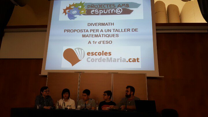 ttubio's tweet photo. Els alumnes de l'escola Cor de Maria expliquen la seva participació al projecte #Divermath #8espurnaiceuab https://t.co/cp8FGXRWj3
