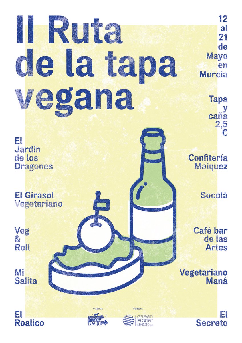 jardindragones's tweet photo. ÚLTIMO FIN DE SEMANA de la @rutavegana de #Murcia. ¿Aún sin probar nuestro #retaco? #GoVegan https://t.co/TezP0JUh2L