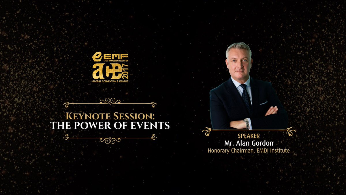 emf_ace's tweet photo. Hear Mr. Alan Gordon speak about 'The Power of Events' at #emfACE2017 https://t.co/pVAf3705df