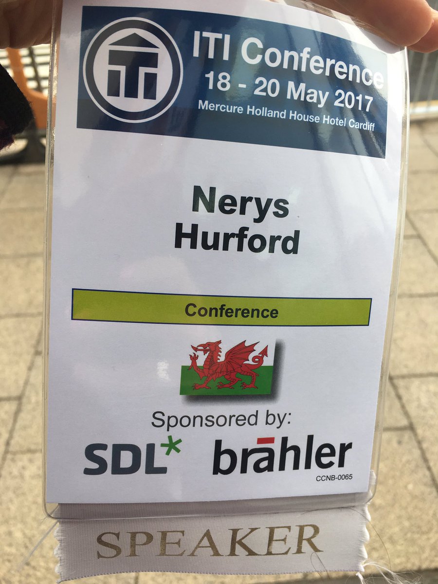 NerysHurford's tweet photo. A great week professionally. Privileged to interpret for #IALC2017 then round off with a fun session at #ITIConf17 with @terry_miguel 🎙️ https://t.co/T79UsbcDDo