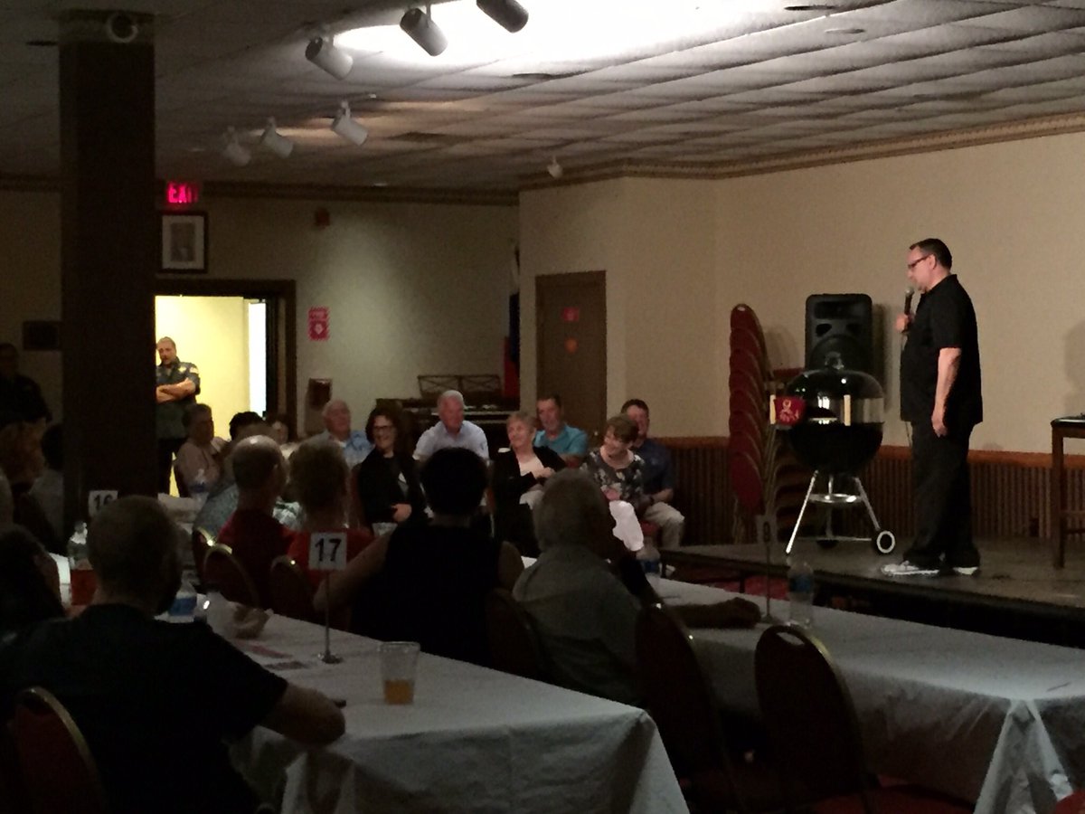 A lot of great laughs at the Aleppo Comedy night.