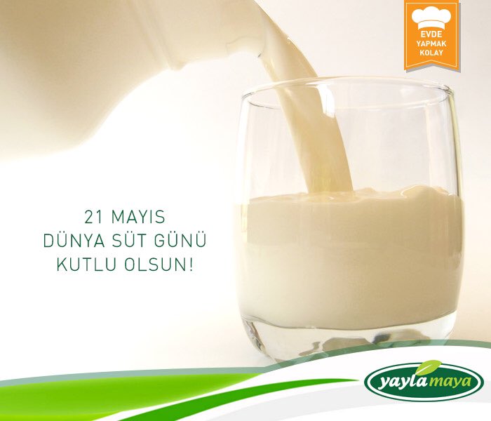 MayaYayla's tweet photo. 21 Mayıs Dünya Süt Günü’nüz kutlu olsun! Sağlık için süt ürünleri kullanın...
#yaylamaya #Dünyasütgünü #sağlık #süt https://t.co/qcUc1aZ0R7