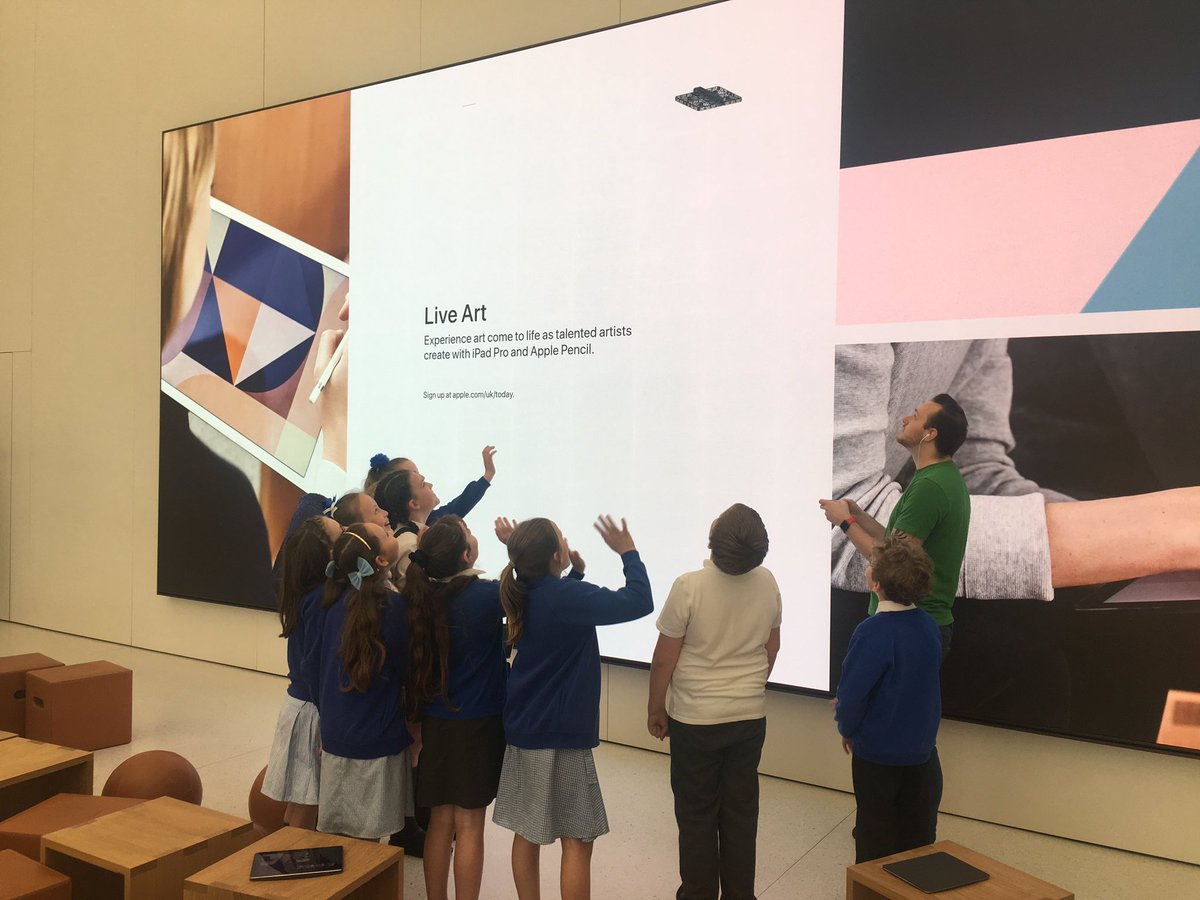 PCPWolves's tweet photo. What a lovely talented group of young digital leaders we have! A great day at #AppleLiverpool yesterday. Thank you for letting us explore! https://t.co/JY4nDwfPOt