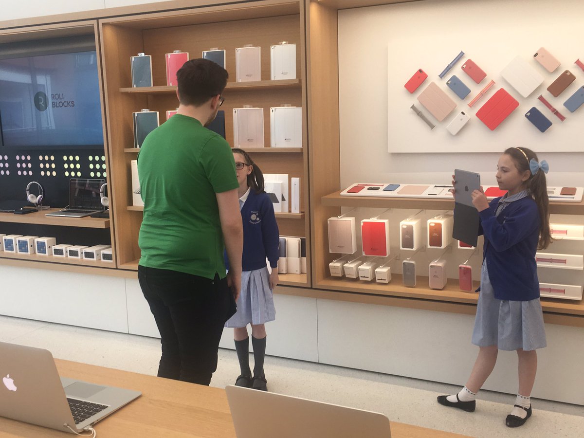 PCPWolves's tweet photo. What a lovely talented group of young digital leaders we have! A great day at #AppleLiverpool yesterday. Thank you for letting us explore! https://t.co/JY4nDwfPOt