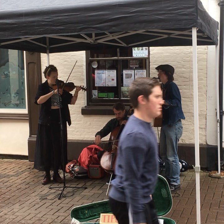 tigerlilymakes's tweet photo. We have the pleasure of A Different Thread playing outside the shop. What a beautiful sound. #adifferentthread #music #livemusic #lichfield… https://t.co/CTFRX8iKOs