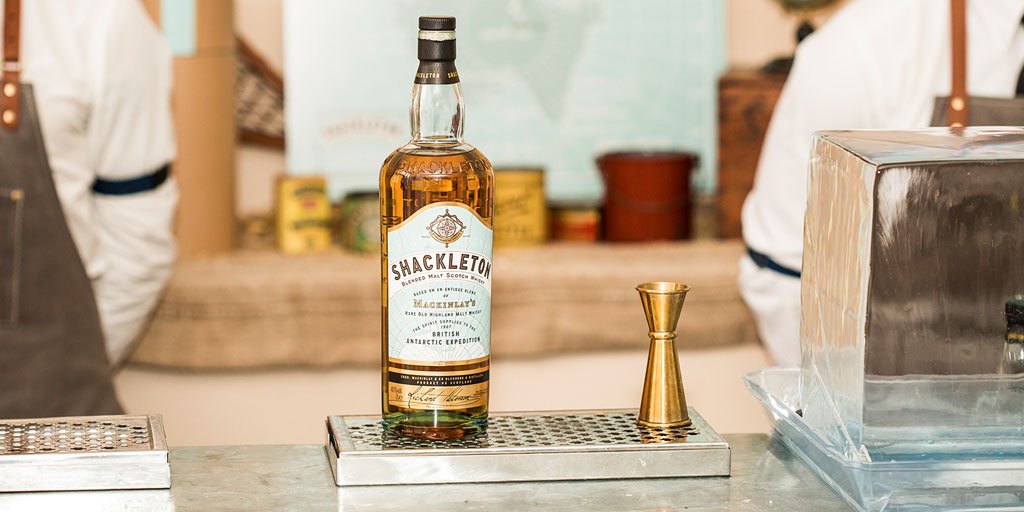The_Shackleton's tweet image. We believe whisky is for sharing. Why not celebrate @WorldWhiskyDay by sharing a dram of Shackleton with friends? #WorldWhiskyDay