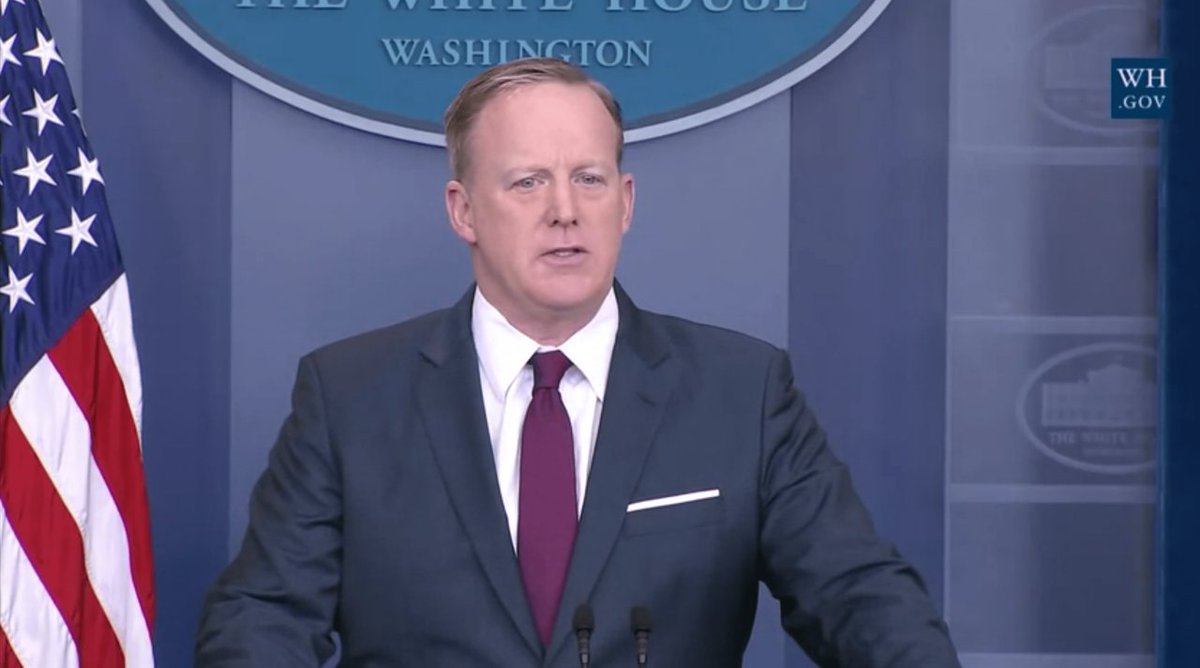 DuffelBlog's tweet photo. BREAKING: Sean Spicer begs Navy Reserve for multi-year deployment to anywhere remote https://t.co/527VLU5beZ https://t.co/WBwWQsqNti