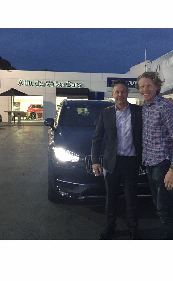rbarber435's tweet photo. Welcome To Volvo Steve &amp; Katya , Thank You For Your Support ! 🏅🇸🇪🚘#stevehooker https://t.co/OOIhvViD72