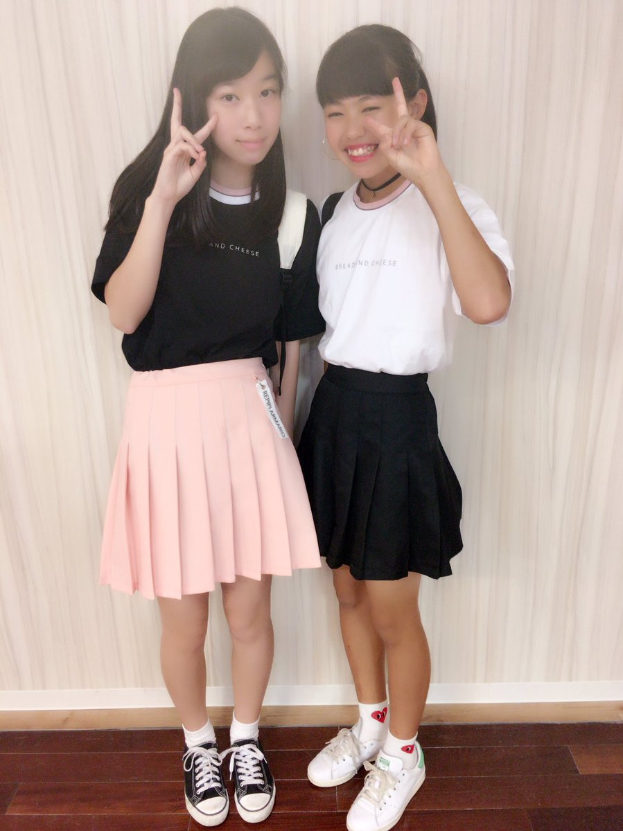 O Xrhsths サンキューマート小倉アイム店 Sto Twitter お客様スナップ 双子コーデの可愛いしのさんとちはなさんです お二人とも流行りのテニススカートとてもお似合いでした いきなりのお声掛けにもかかわらずスナップご協力ありがとうございました またのご